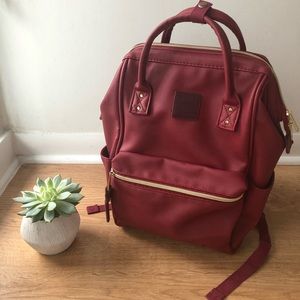 Anello Faux Leather Backpack
